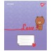 Зошит  12арк. коса YES 766934 Line Friends. Love letter (25)