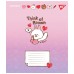 Зошит  12арк. коса YES 766934 Line Friends. Love letter (25)