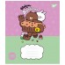 Зошит  12арк. коса YES 766935 Line Friends. Sweetieland (25)