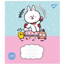 Зошит  12арк. = YES 766949 Line Friends. Sweetieland (25)