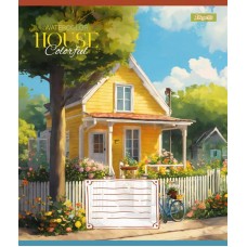 Зошит  48арк. # 1ВЕРЕСНЯ 767097 House colorful (10) /767097/