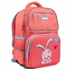 Рюкзак шкільний напівкаркасний 1Вересня S-105 Pretty кораловий