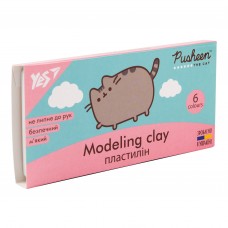 Пластилін YES Pusheen 6 кольорів 120 г