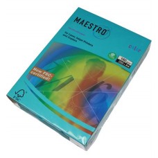 Папір кольоровий 160г/м, А4 інт.синій 250арк. Maestro Color AB48 /14860/