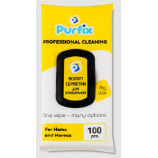 Серветки д/прибирання вологі PURFIX 100шт. Універсальні (3)