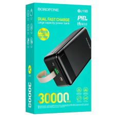 Батарея мобільна (Power Bank) BOROFONE BJ19B 30000mAh PD20W+QC3.0 black