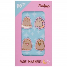 Закладки-стікери Yes Pusheen пластик 80 шт (4х20)