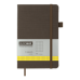 Блокнот BUROMAX 125*195мм 96арк. TWEED 291163-09 штучна шкіра, сірий, на гумці (клітинка) /BM.291163-09/