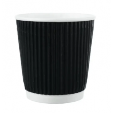 Стакан одноразовий паперовий гофра 110мл (25) /4453/