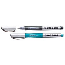 Ролер STABILO Bionic, 12 шт в дісплей боксі, мікс синіх і чорних чорнил 2007/12-3