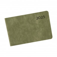 Щотижневик датований 2025 Leo Planner 10х15см Monte 252560 зелений /252560/