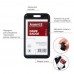 Бейдж (ідентифікатор) AXENT 4550V-01, 54х85мм вертик. у чохлі SoftTouch, матовий чорний /4550V-01-A/