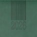 Щоденник датований 2025 BUROMAX А5 CODE 2142-04 зелений /BM.2142-04/