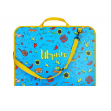 Портфель А3 MAXI MX30003-06 Vyshyvanka, пластиковий на липучці (дитячий) /MX30003-06/