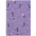 Блокнот AXENT A5 на спір. пласт. обкл.  80арк. 8033-2-A Lavender 2 /8033-2-A/