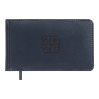 Щотижневик датований 2026 BUROMAX кишеньковий BRAVO 2904-02 синій (153*87мм) /BM.2904-02/