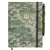 Щоденник датований 2026 BUROMAX А5 MILITARY 21134-15 світло-зелений /BM.21134-15/