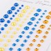 Набір страз та перлин SANTI 742523 "Gold and blue" самоклеючі 136шт. /742523/