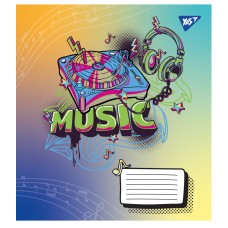 Зошит для нот А5, 12арк. YES 766259 Boombox style (25) /766259/