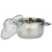 Набір каструль OSCAR MASTER OSR-4001/N  6пр. (3,6л+1,9л+1,15л) нерж. з кришками