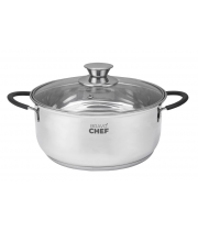 Каструля BRAVO CHEF Safran BC-2014-18 2л 18см нерж. з кришкою