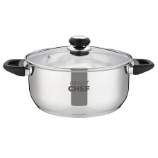 Каструля BRAVO CHEF L'Appetit BC-2003-20 2,7л 20см нерж. з кришкою
