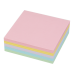 Папір для нотаток кольор. BUROMAX 9*9*3см, до 300арк. скл. ЛЮКС "ДЕКОР" PASTEL 2282 (96) /BM.2282/