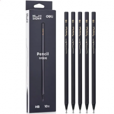 Олівець графітовий DELI NS722 HB NuSign чорний (10) /NS722 HB/