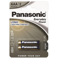 Батарейка PANASONIC AAA LR03 Everyday Power Long Lasting Energy (Bronze) 2шт/упак. (ціна за уп)