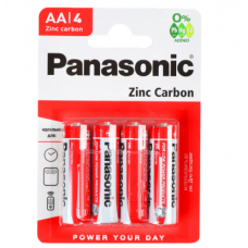Батарейка PANASONIC AA R6 Special Zinc Carbon (сольові) 4шт/упак. (ціна за уп)