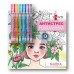 Розмальовка-антистрес SANTI "Мавка", 10арк. з гелевими ручками /450161/