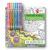 Розмальовка-антистрес SANTI "Казкові квіти", 20арк. з гелевими ручками /450163/