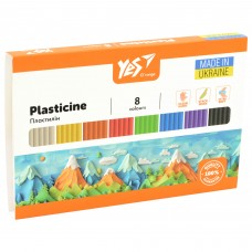 Пластилін  8кол. YES 540687 Orange Line 160г, стек /540687/