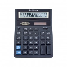Калькулятор BRILLIANT  бухг. SDC-8888TII чорний, 12розр. (158*203мм) /SDC-888TII/