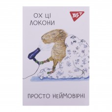 Блокнот YES А7 Capybara 48 аркушів клітинка
