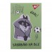 Блокнот YES А7 Smart raccoon 48 аркушів клітинка