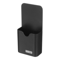 Тримач магнітний для маркерів BUROMAX 6700-01 чорний, 1 відділення (57*120мм) /BM.6700-01/