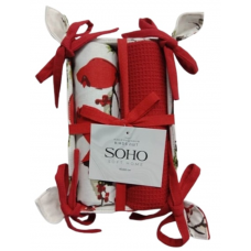 Кухоний набір SOHO BS 88005D Birds (рушники 40x60см* 2шт) в подарунковій уп.