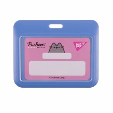 Бейдж (ідентифікатор) YES 940394 85х54мм Pusheen, горизонтальний на стрічці слайдер /940394/