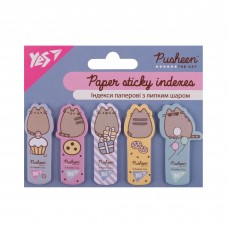 Індекси паперові Yes Pusheen 55*22мм 100 шт (5x20)