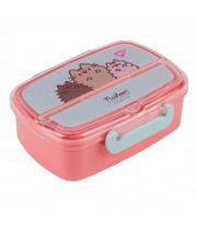 Ланч-бокс YES 708371 Pusheen 750мл +приладдя, рожево-блакитний /708371/
