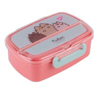 Ланч-бокс YES 708371 Pusheen 750мл +приладдя, рожево-блакитний /708371/