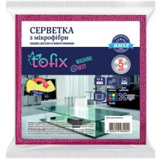 Серветка д/прибирання Tofix мікрофібра, універсальна 30*30см (100)