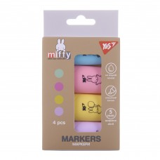 Маркер текстовий Yes Miffy в наборі 4 шт.