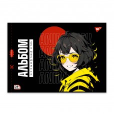Альбом для малювання YES А4 28 скоба з перфорацією Anime