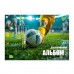 Альбом для малювання YES А4 28 скоба, з перфорацією Football