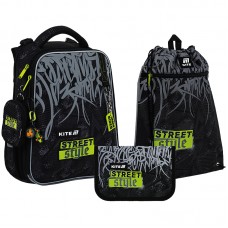 Рюкзак шкільний KITE Education K25-531M-4 StreetStyle + (пенал, сумка д/взуття) каркасний /SET_K25-531M-4/