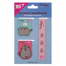 Закладинки для книг магнітні YES 708350 Pusheen (3шт) /708350/