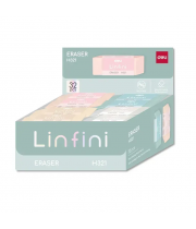 Гумка DELI EH321 Linfini кольорова, прямокутна (54х20х10,5мм) (32) /EH321/