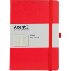 Блокнот AXENT 145*210мм 96арк. Partner Prime 8305-06 червоний, на гумці (клітинка) /8305-06-A/